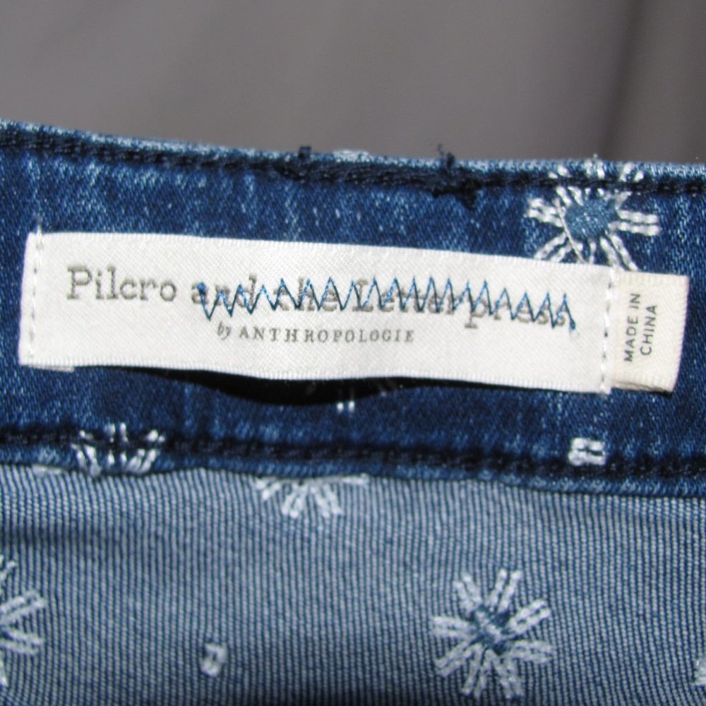 NWT Womens Anthropologie Pilcro & the Letterpress High Rise Bootcut Crop Jeans - Picture 11 of 14